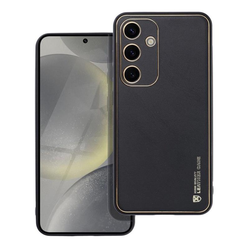 OVITEK SILIKON FORCELL USNJE GALAXY S24 PLUS BLACK