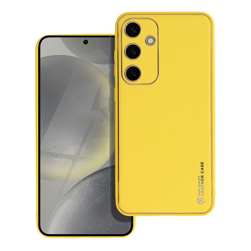 OVITEK SILIKON FORCELL USNJE GALAXY S24 YELLOW