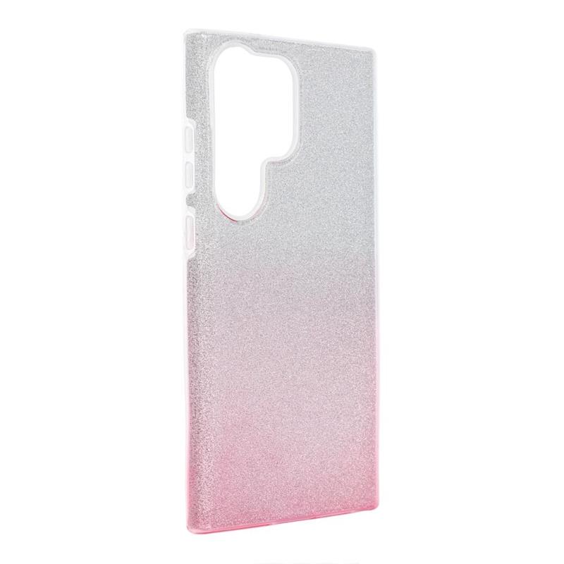OVITEK SILIKON FORCELL SHINING GALAXY S23 ULTRA 5G CLEAR-PINK
