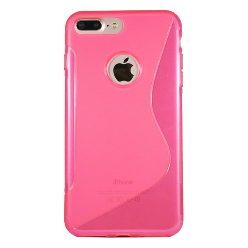 TPU Apple iPhone 7Plus roza-prosojna SLine