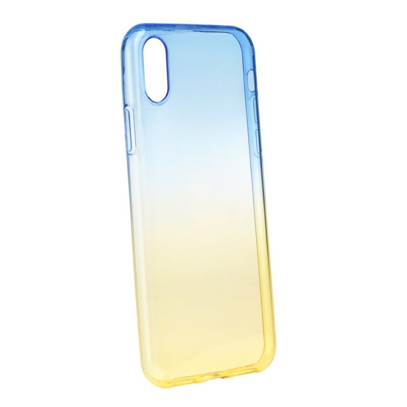 OVITEK SILIKON FORCELL OMBRE IPHONE X/XS BLUE-GOLD