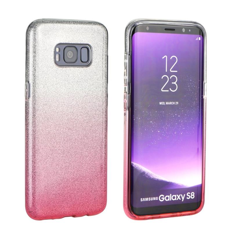 OVITEK SILIKON FORCELL SHINING GALAXY A3 2017 CLEAR-PINK