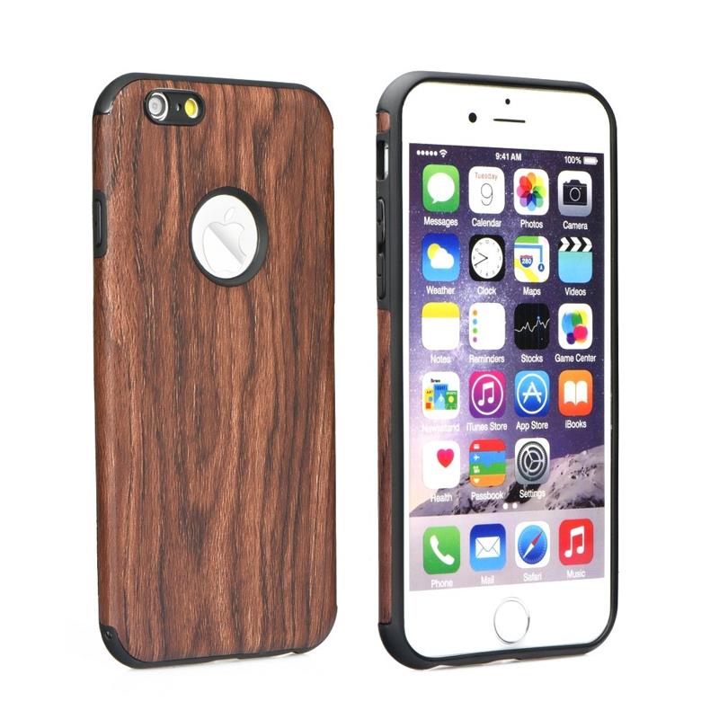 OVITEK SILIKON FORCELL WOOD GALAXY A8 2018 DARK