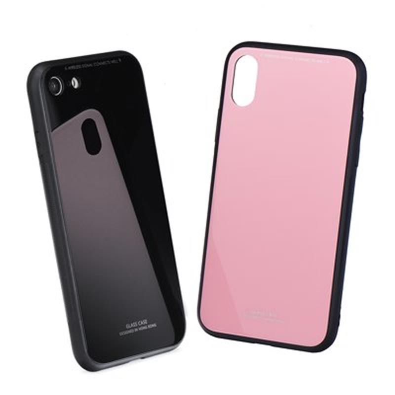 OVITEK SILIKON FORCELL GLASS GALAXY A8 2018 PINK