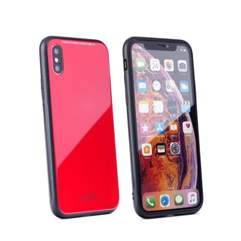 OVITEK SILIKON FORCELL GLASS IPHONE XR RED
