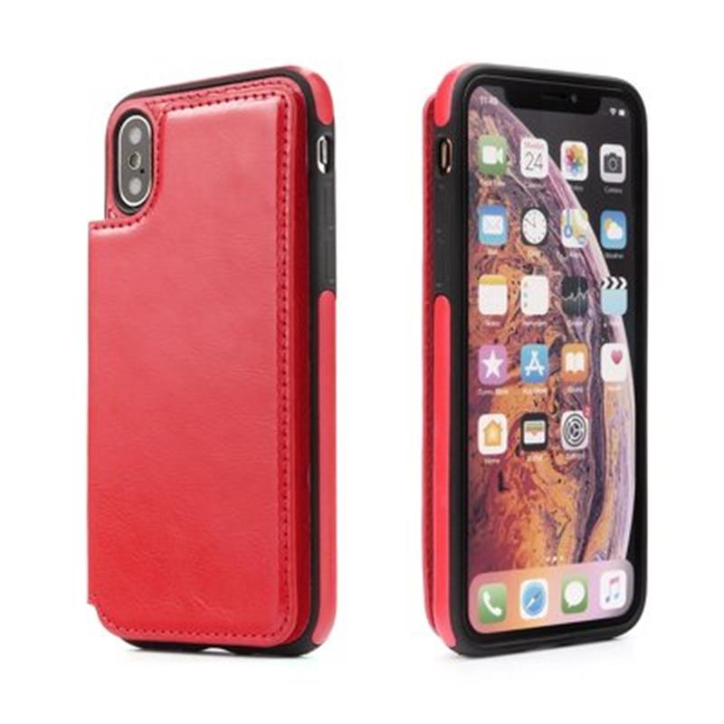 OVITEK SILIKON FORCELL WALLET IPHONE X/XS RED