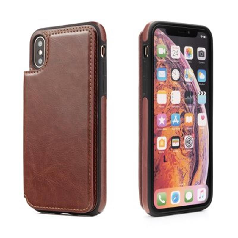 OVITEK SILIKON FORCELL WALLET GALAXY S9 BROWN
