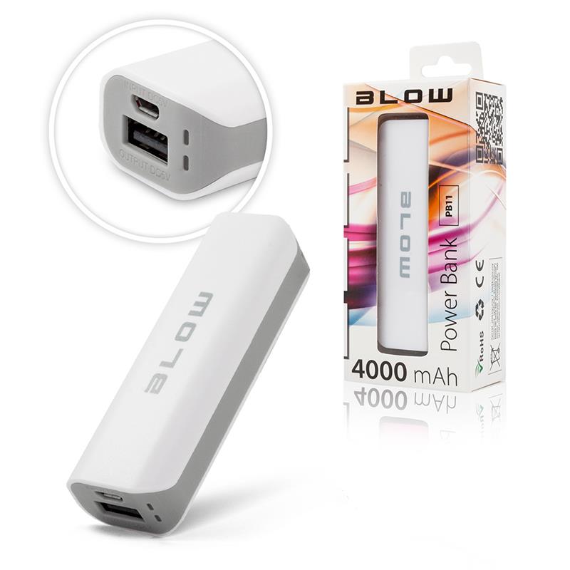 BLOW POWER BANK 4000 mAh WHITE