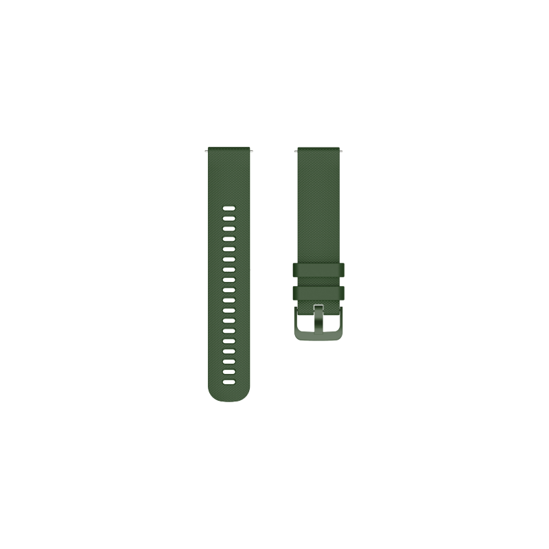 Silikonski pašček za uro (18mm) - Grip zelen