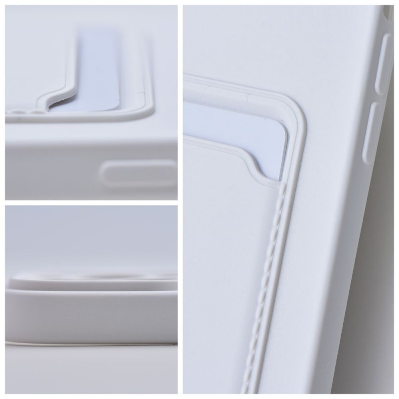 OVITEK SILIKON FORCELL CARD IPHONE 13 PRO WHITE