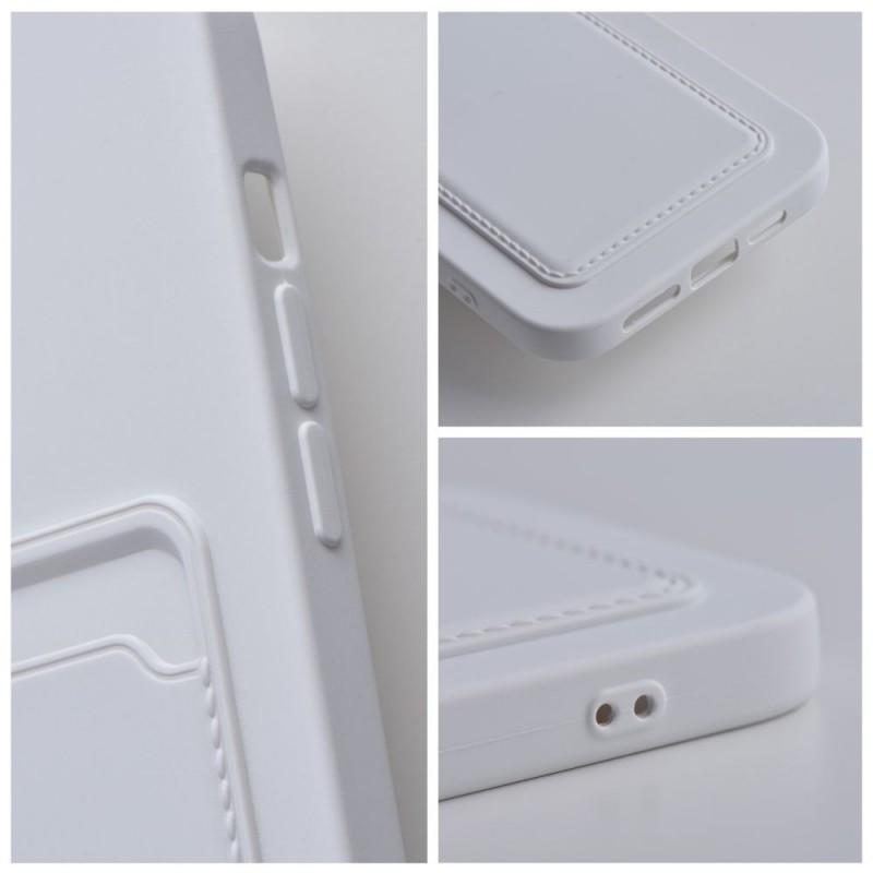 OVITEK SILIKON FORCELL CARD IPHONE 13 PRO WHITE