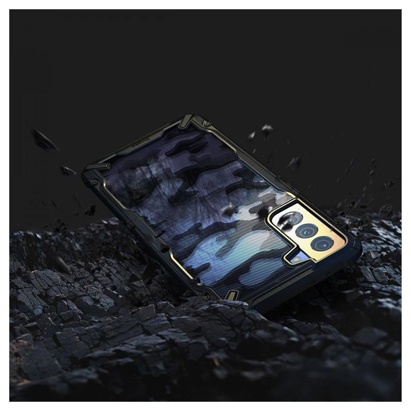 OVITEK RINGKE FUSION X GALAXY S21 PLUS 5G CAMO BLACK