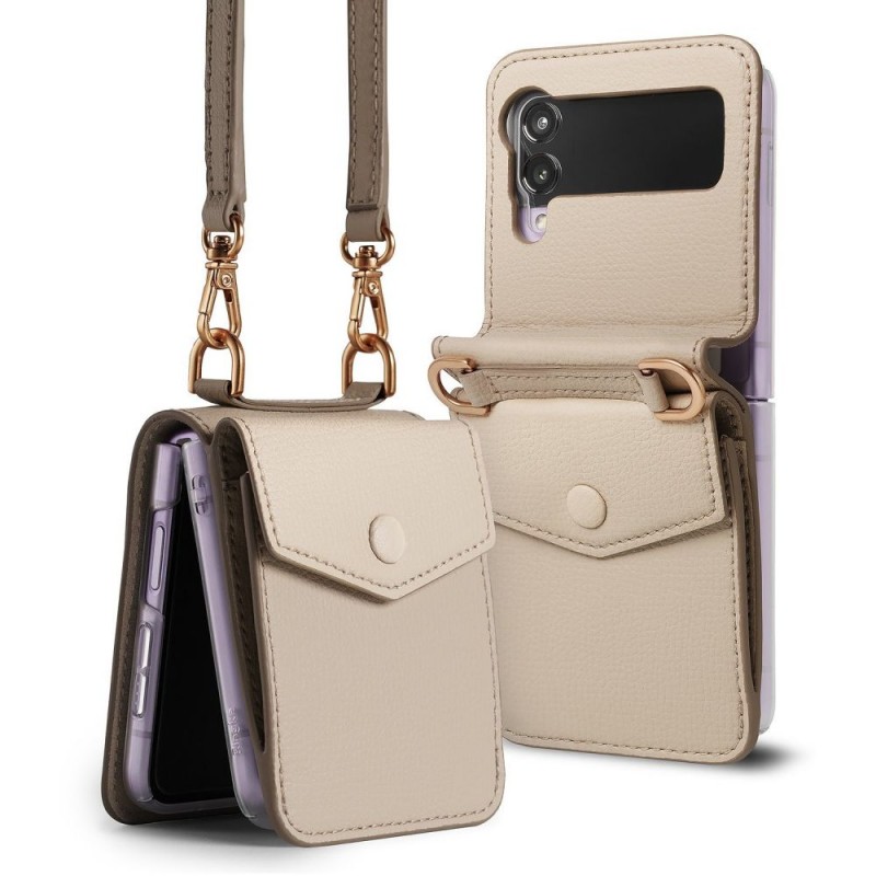 RINGKE SIGNATURE GALAXY Z FLIP 3 BEIGE