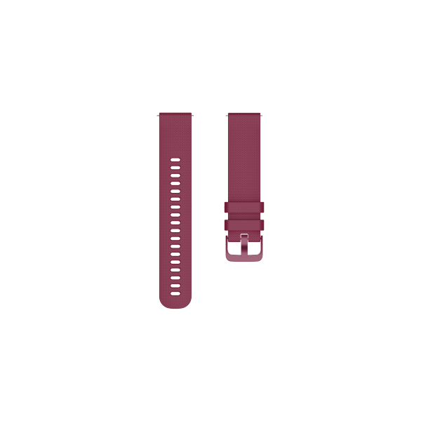 Silikonski pašček za uro (18mm) - Grip vinsko rdeč