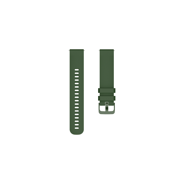 Silikonski pašček za uro (18mm) - Grip zelen