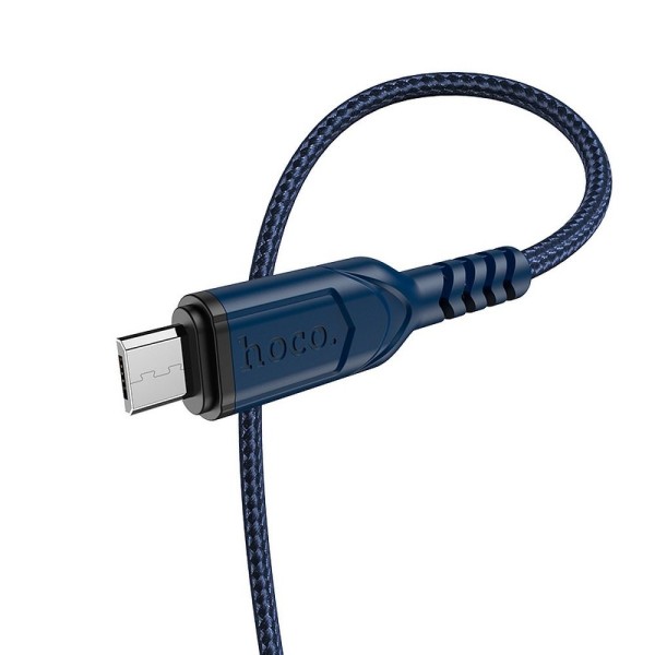 HOCO KABEL USB to Micro 2,4A VICTORY X59 1 metr blue